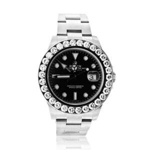 Rolex Explorer II Men's Diamond Bezel Watch