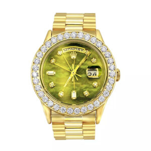 18K Gold Rolex Oyster Perpetual Diamond