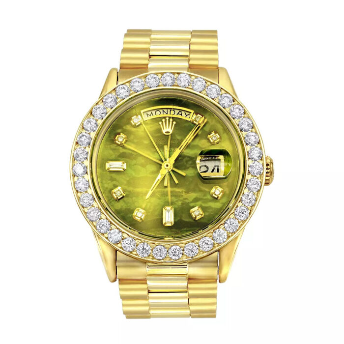 18K Gold Rolex Oyster Perpetual Diamond