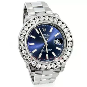 Men's Rolex Datejust Diamond Watch 7.5ct