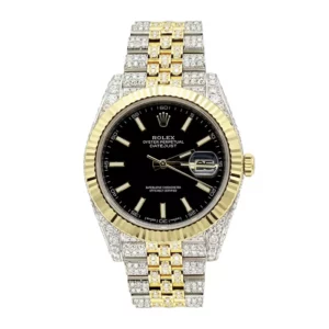 Rolex Datejust Diamond Watch for Men 12ct Two Tone