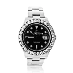 Rolex Explorer II Men's Diamond Bezel Watch