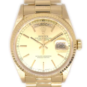 Vintage Gold Rolex 1986-1987 Day-Date